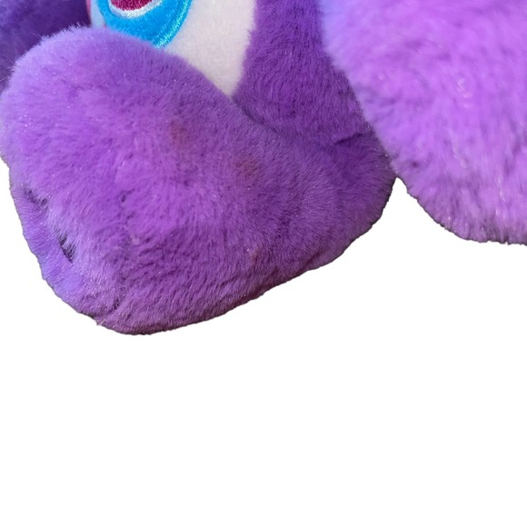 2020 Basic Fun Purple Care Bears Lollipop Share Bear Plush Stuffed Animal 14" - Picture 4 of 6